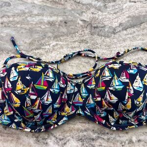 Victorias Secret Bikini top with Sailboat Print